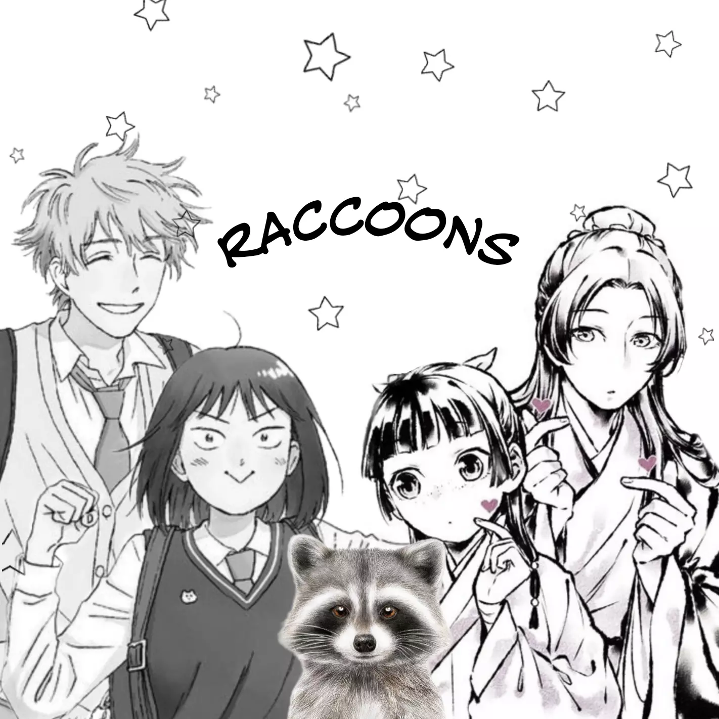 Raccoons manga official
